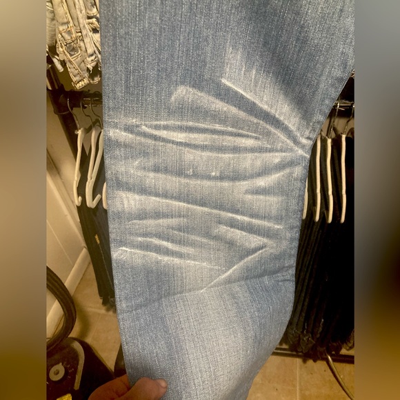 Rare! Ricky Ropestitch True Religion size 34x34 Customized painted back pockets! - Picture 10 of 12